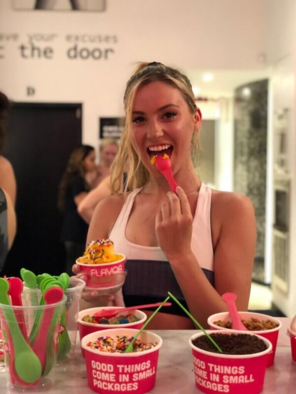 What are the profit margins in frozen yogurt franchising?